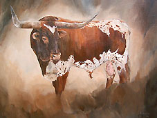 "Keyman 2" painting by Kathy Winkler