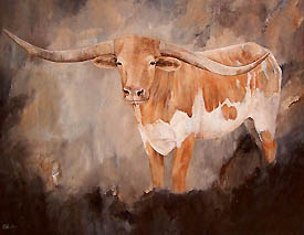 "Buster" painting by Kathy Winkler